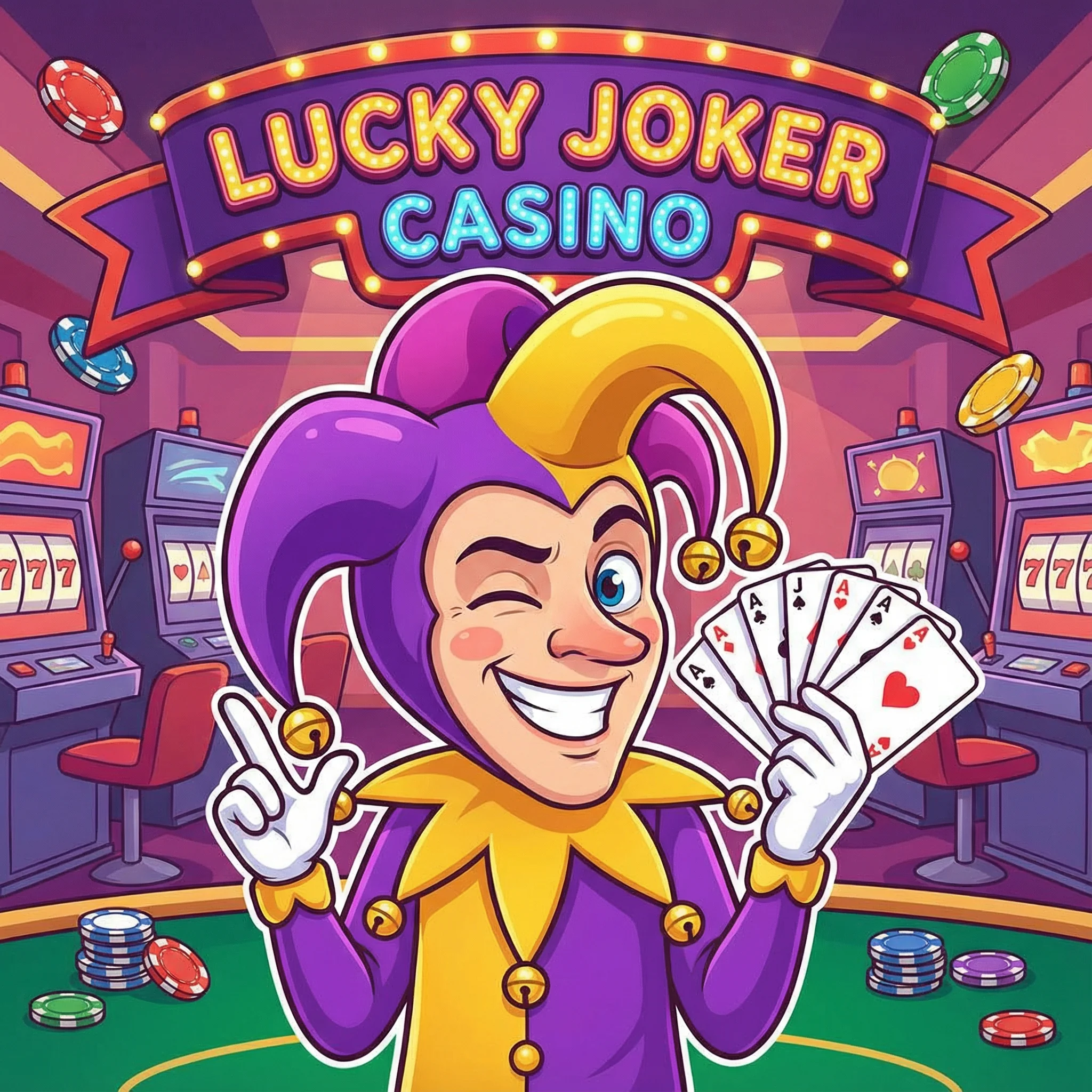 Mascote Joker do 755bet - Diversão e Sorte